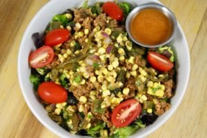 Gluten-free meals delivered such as this Turkey Taco Salad improve health