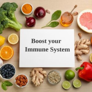 Improve Immunity and your immune system with healthy eating habits.