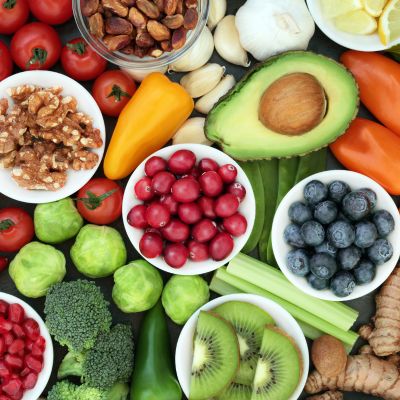 A variety of Superfoods.