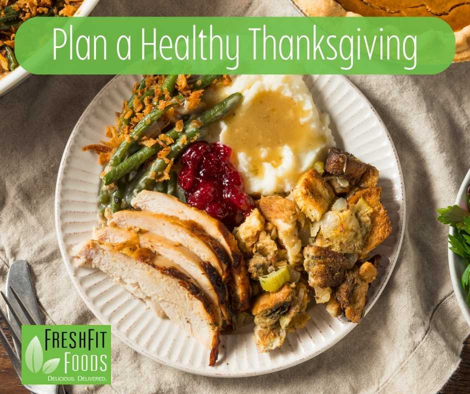 Healthy Thanksgiving plate