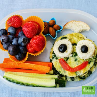 a Healthy Back-to-School meal in a travel container